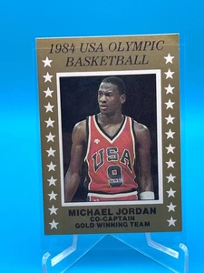 1984 USA Olympia Basketball Michael Jordan Co-Captain Gold Winning - Bild 1 von 2