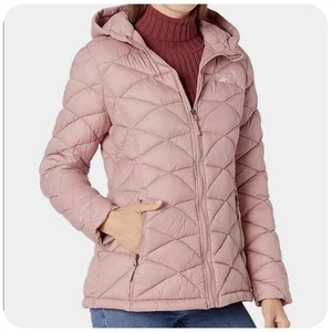 NWT Reebok Pink Packable Puffer Jacket - Picture 1 of 9