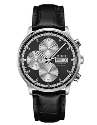 Relógio masculino Mido Commander II automático mostrador preto M0164141606100 - Imagem 1 de 3