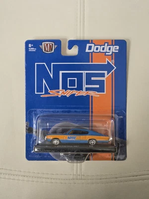 M2 Machines 1:64 Scale Auto Drivers 1966 Dodge Charger HEMI NOS Sniper Blue - Image 1 of 2