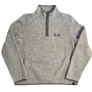 L.L.Bean Sweater Fleecepullover leicht tailliert grau 298050 Herren Large Regular - Bild 1 von 10