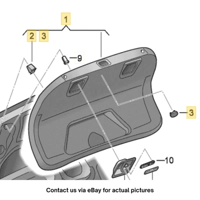 Audi A4 2008-2015 tapa maletero trasero panel interior usado OEM 8K5867975A Foto 1 de 4