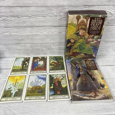 Juego de 78 cartas de tarot artesanal The Druid de colección - Philip y Stephanie Carr-Gomm PK - Imagen 1 de 4