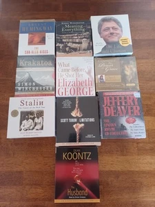 New Sealed Lot Of 10 Audio Books on CD Random House Harper Audio Unabridged - Picture 1 of 7
