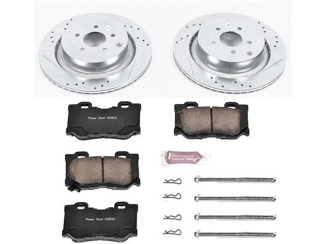 Rear Brake Pad and Rotor Kit For 2011-2013 Infiniti M56 Base 2012 XY632WQ - Image 1 of 1