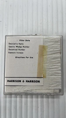 3x3” Harrison & Harrison Duraline Filter DF-2 RARE VINTAGE - Image 1 of 3