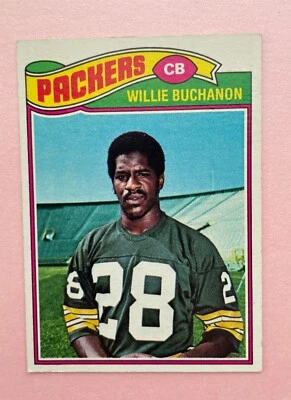 1977 Topps Football Willie Buchanon #402 Green Bay Packers - Image 1 of 2