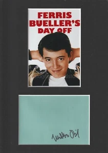 Matthew Broderick HANDSIGNIERTE A4-Halterung Autogramm Ferris Bueller's Day of - Bild 1 von 2