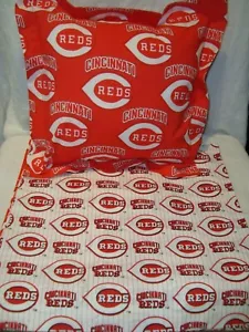 Cincinnati Reds MLB 14" Baumwollstoff Überwurf Kissen/Bezug/Ausfüllung abnehmbar - Bild 1 von 5