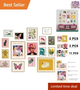 16 PCS Wall Art Set Poster Prints for Bedroom Aesthetic Living Room Decor - Picture 1 of 8