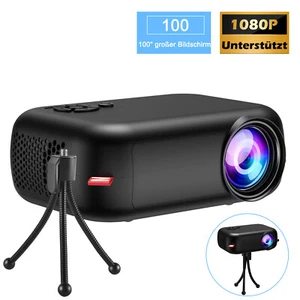 XGODY 1080P Mini LCD Projektor Tragbar FHD Beamer Taschenkino Heimkino TV Spiel - Bild 1 von 12