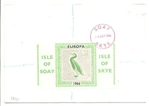 INGHILTERRA LOCALE - ISOLA DI SOAY - 1966 - EUROPA - 1 Bl. CV REG--IN GERMANIA @6 - Foto 1 di 2