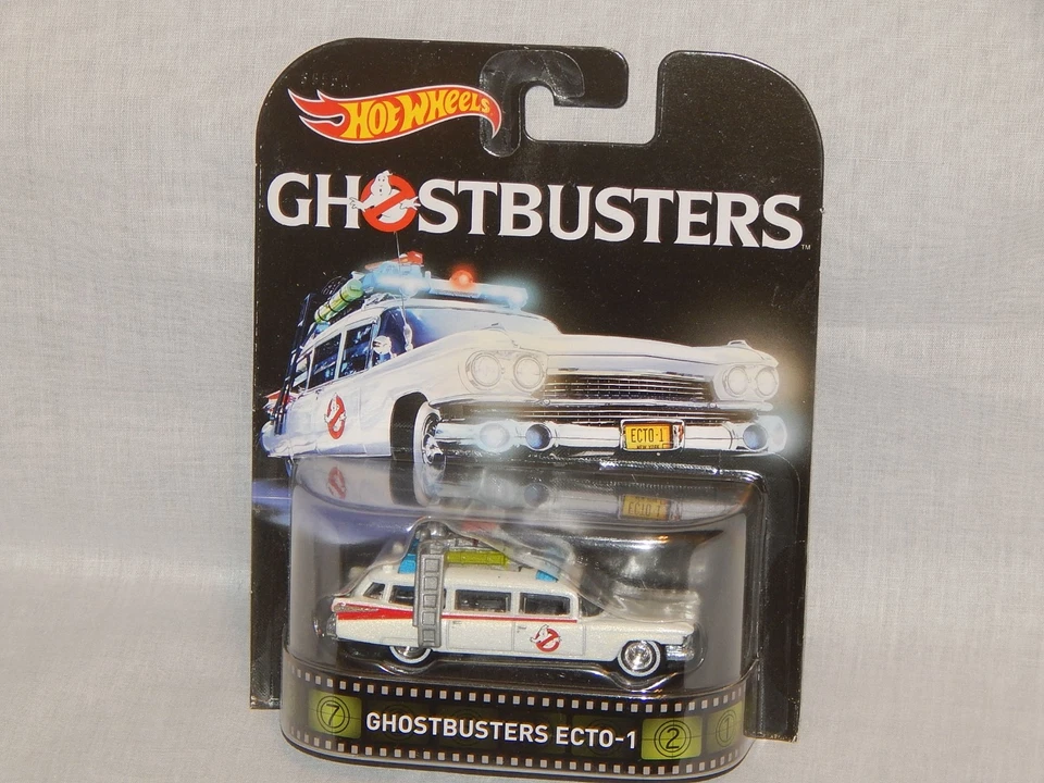 mattel hot wheels retro entertainment ghostbusters ecto-1 2nd release - Image 1 of 1