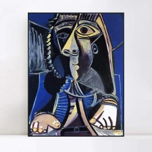 Framed Canvas Giclee Print Art 1971 Homme by Pablo Picasso Wall Art 20"x24" - Picture 1 of 7