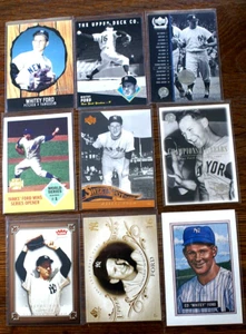 Whitey Ford Lot of 9 BB Cards, Inserts, Tributes & Specials NY Yankees HOF⚾ #3 - Picture 1 of 8