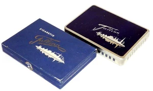 Sowjetische Vintage russische/estnische Zigarette TALLINN Dose + Kartondose (leer) LAUCH - Bild 1 von 6