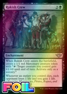x1 Rakish Crew OTJ MTG 99 FOIL UNCOMMON M/NM 1x - Picture 1 of 1