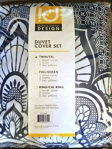 Intelligent Design Isabella Duvet Cover Set Twin/Twin XL Blue New - Picture 1 of 6