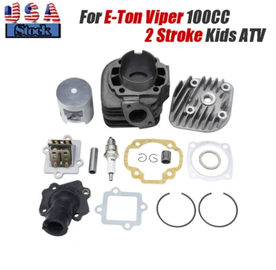 100CC Cylinder Engine Big Bore 54mm Kit For E-Ton Viper 90 90R RXL-90 AXL-90 ATV - Image 1 of 4