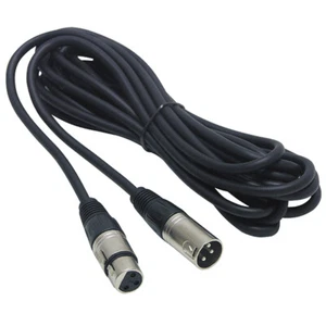 XLR Verbindungskabel 10m Mikrofonkabel DMX Stecker Buchse Verlängerung 10 Meter - Picture 1 of 2