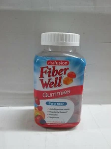 Vitafusion Fiber Well Supplement Digestive Health Gummies Assorted 90ct 6 Pack - Picture 1 of 3