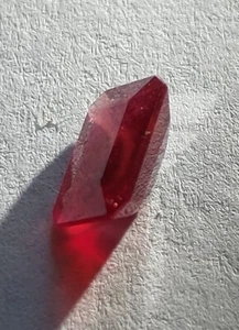 Red Ruby Loose Stone Emerald Cut Gemstone Approx 1.40ct - Picture 1 of 4
