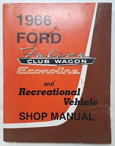 1966 Ford Falcon Club Wagon Ecoline Recreational Vehicle Shop Manual - Bild 1 von 7