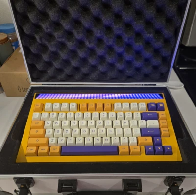 Angry Miao CYBERBOARD R1 Industrial Yellow fully built - Image 1 of 4