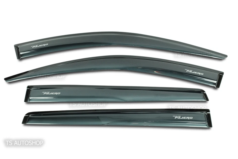 4DR WIND SHIELD AIR GUARD RAIN WEATHER FIT MITSUBISHI PAJERO MONTERO SPORT 2016 Foto 1 de 4