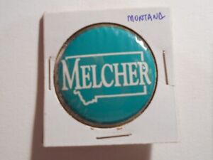 1-1/2" Melcher Montana U.S. Senate cello pinback button