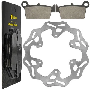 Rear Brake Disc Rotor W / Brake Pad Fits Yamaha YZ125 YZ250 YZ450F 2003 - 2025 - Picture 1 of 7