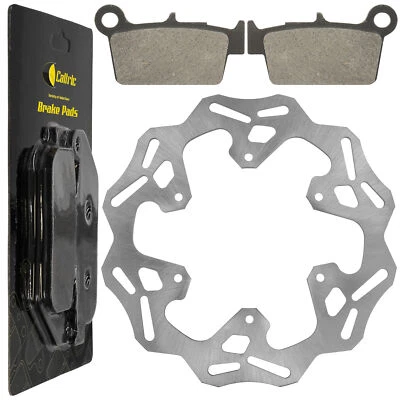 Rear Brake Disc Rotor W / Brake Pad Fits Yamaha YZ125 YZ250 YZ450F 2003 - 2025 - Imagen 1 de 4