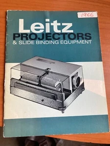 Leica Flyer Leitz Projektoren und Schiebebindung 8-66jnj ny 1539 - Bild 1 von 3