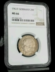 1961 F Germany 2 Mark NGC MS 66 #1540 - Picture 1 of 2