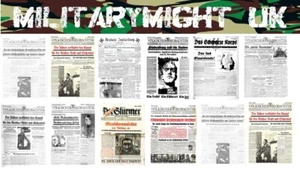 1 18 / 1 16 SCALE NEWSPAPERS WW2 GERMAN DIORAMA MODEL  ACTION FIGURE DECALS - Picture 1 of 1