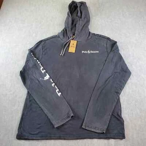 Felpa con cappuccio Polo Ralph Lauren da uomo denim grigio medio e fornitura pullover leggero - Foto 1 di 9