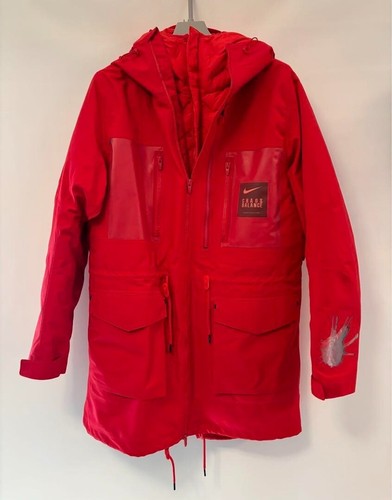 Buono! Nike x Undercover Jacket Parka 3 Strati Coda di Pesce Rosso Taglia L Giappone L Taglia JP