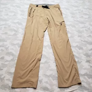 Mont.bell Pants Mens 32x32 Brown Belted Pockets - Picture 1 of 14