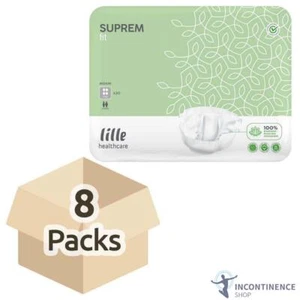8x Lille Healthcare Suprem Fit Maxi - Medium - Pack of 20 - Incontinence 3370ml - Picture 1 of 4