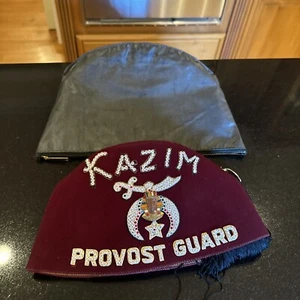 Vintage Freimaurer Shriners Kasan Hut mit Schmuck und Quaste Fez - Bild 1 von 11
