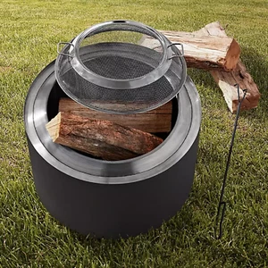 FT-11224 22" Smokeless Wood Fire Pit with All-Weather Cover - Picture 1 of 2