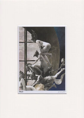  D. Gorter - "Träume" - Kunstdruck - Collage -Signiert (32) - Bild 1 von 2