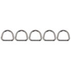 5pcs 316 Stainless Steel Seamless Rings 6x33x30mm Semicircle Buckle For Marine