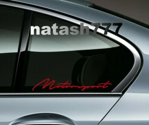 Calcomanía para ventana deportiva carreras de motor pegatina rendimiento coche camión emblema logotipo - Imagen 1 de 4