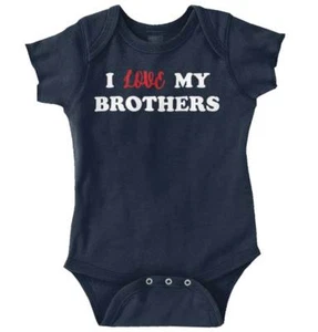 Big Middle Little Brother Cute Matching Gift Newborn Baby Boy Girl Infant Romper - Picture 1 of 10