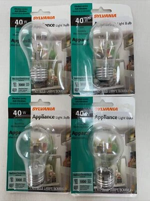 4-Pack Sylvania 40W Clear A15 Appliance Light Bulb 40A15/CL/APPL/BL - Image 1 of 3