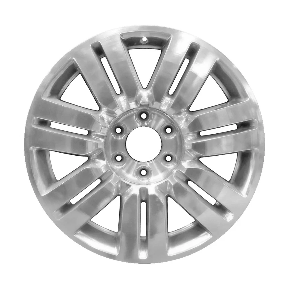Metallic Polished 7 Double Spoke 20 x 8 Refurbished Wheel - Image 1 of 1