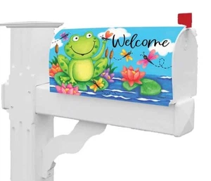 Frog & Dragonflies Mailbox Makeover Cover Standard Size - Picture 1 of 1