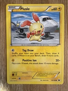 Pokemon Dark Explorers Common Card Plusle 39/108 NM - Picture 1 of 2