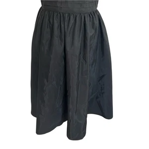 80s Gunne Sax black slip skirt- button SZ 7 - classic capsule skirt vintage - Picture 1 of 10
